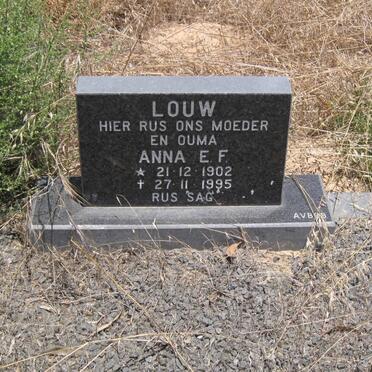 LOUW Anna E.F. 1902-1995