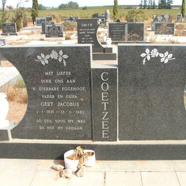 COETZEE Gert Jacobus 1921-1982