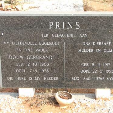 PRINS Douw Gerbrandt 1905-1978 &amp; ? 1917-1995 