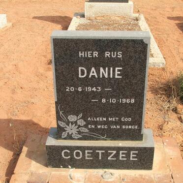 COETZEE Danie 1943-1968