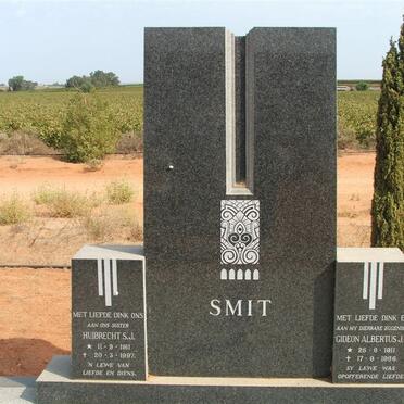 SMIT Gideon Albertus J.J. 1911-1966 &amp; Huibrecht S.J. 1911-1997