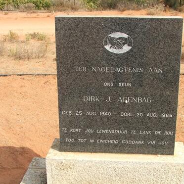 AGENBAG Dirk J. 1940-1965