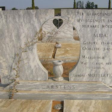 CARSTENS Alida nee MOSTERT 1934-1979