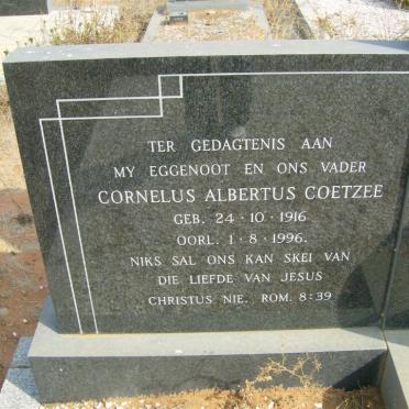 GAGIANO Cornelus Albertus Coetzee 1916-1996  &amp; Elsie Magdalena Adriana POTGIETER 1914-1977