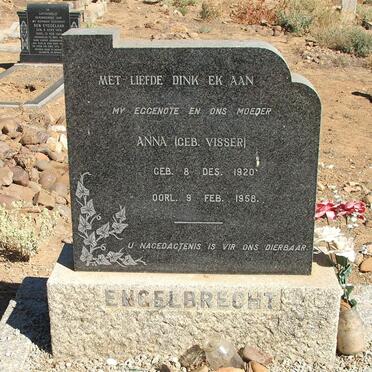 ENGELBRECHT Anna nee VISSER 1920-1958
