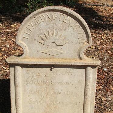 BACHMANN Louisa G.H. 1939-1939