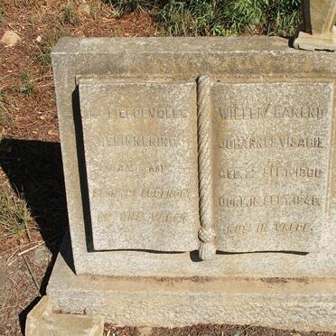 VISAGIE Willem Barend Johannes 1890-1949