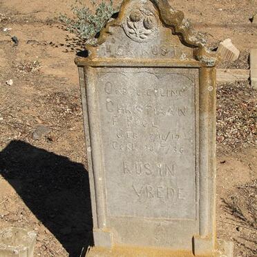 POOL Christiaan F. 1917-1936