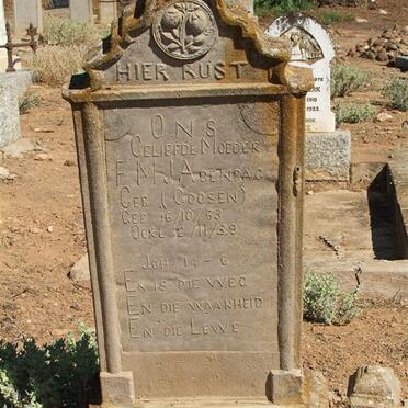 AGENBAG F.M.J. nee GOOSEN 1863-1939