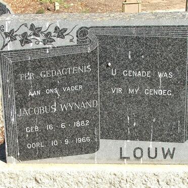 LOUW Jacobus Wynand 1882-1966
