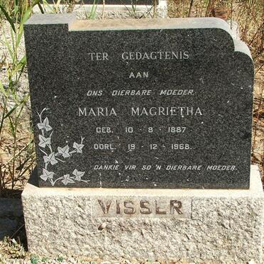 VISSER Maria Magrietha 1887-1968