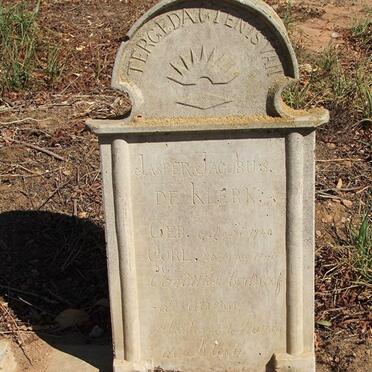 KLERK Jasper Jacobus, de 1940-194