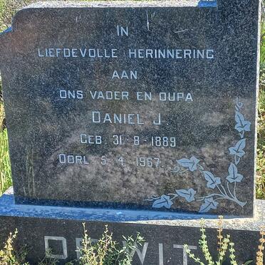 WIT Daniel J., de 1889-1967