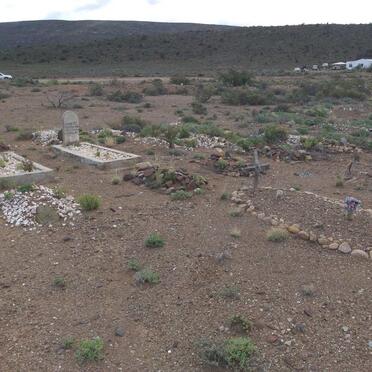 Western Cape, LADISMITH district, Anysberge, Kruitfontein 22, farm cemetery