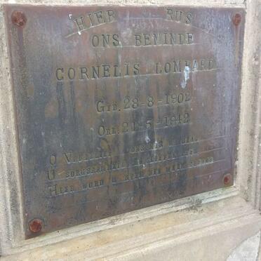 LOMBARD Cornelis 1902-1942