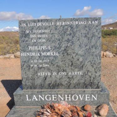 LANGENHOVEN Phillipus Hendrik Morkel 1935-2004