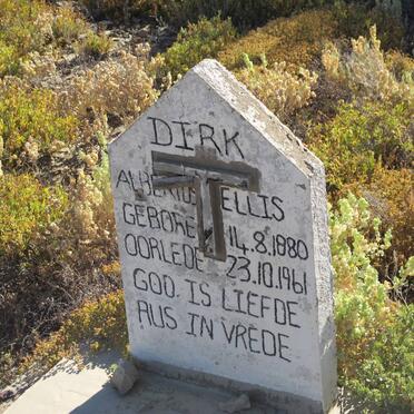 Western Cape, LADISMITH district, Anysberge, Mierefontein 25, Bobbejaanfontein, farm cemetery