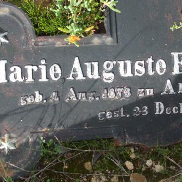 ELFERT Marie Augusta Emilie 1873-1873 