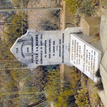 MERWE Pieter, van der -1901 :: VAN NIEKERK P. -1901 :: DU PLESSIS Sarel -1901