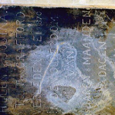 TOIT Helen Josina, du nee CRAFFORD -1870