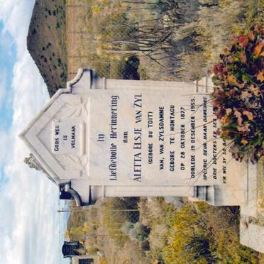 ZYL Aletta Elsje, van nee DU TOIT 1877-1955