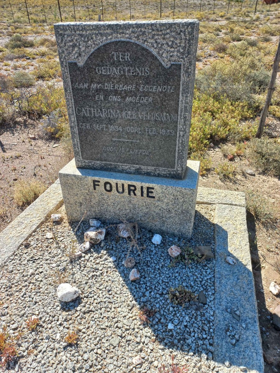 FOURIE Catharina nee VELDSMAN 1894-1939