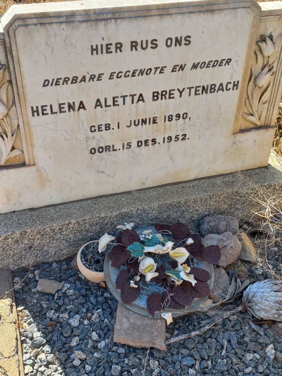 BREYTENBACH Helena Aletta 1890-1952