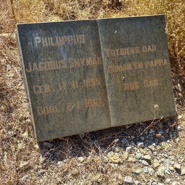 SNYMAN Philuppus Jacobus 1895-1967
