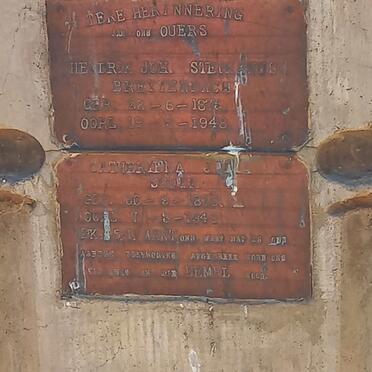 BREYTENBACH Hendrik Joh. Stephanus 1875-1948 & Catheriena J. SCOTT 1870-1949 _2