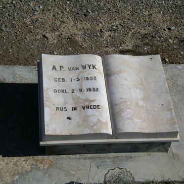 WYK A.P., van 1853-1932 :: WYK C.J., van 1878-1949