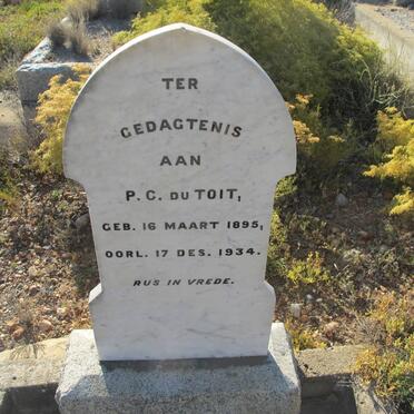 TOIT P.C., du 1895-1934