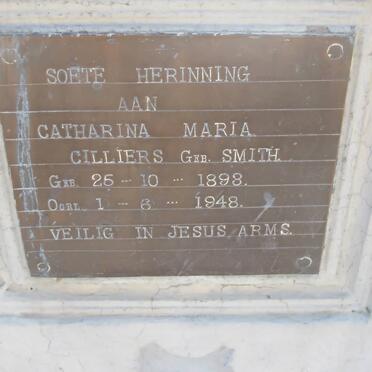 CILLIERS Catharina Maria nee SMITH 1893-1948