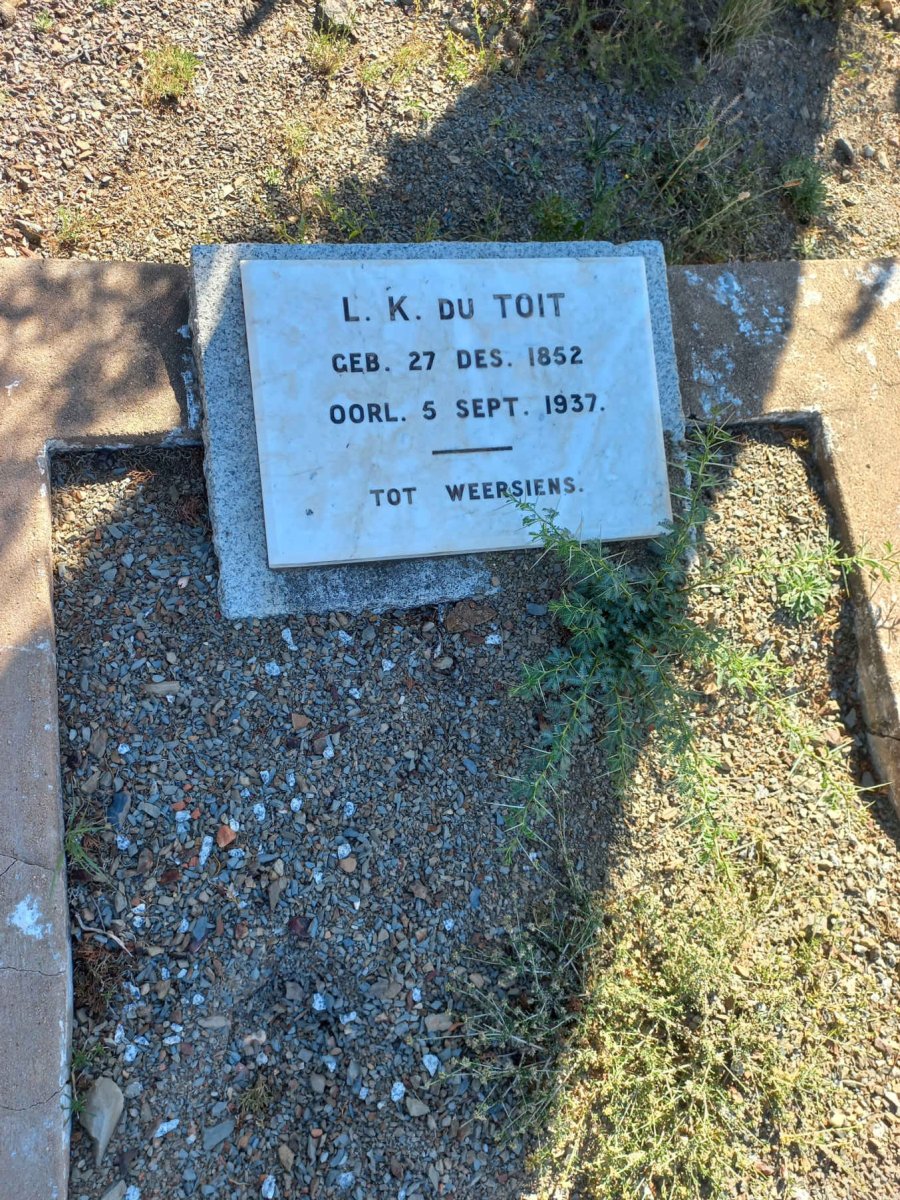 TOIT L.K., du 1852-1937