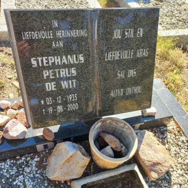 TOIT Stephanus Petrus De Wit, du 1935-2000