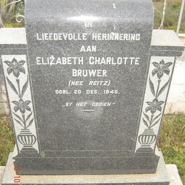 BRUWER Elizabeth Charlotte nee REITZ -1945