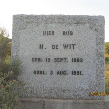 WIT M., de 1882-1951