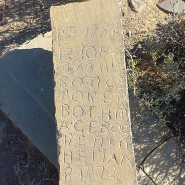 Western Cape, LAINGSBURG district, Swaerskraal 40, farm cemetery