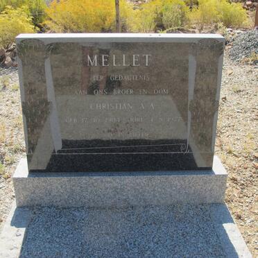 MELLET Christian A.A. 1904-1977
