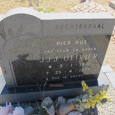 OLIVIER J.J.J. 1931-1975