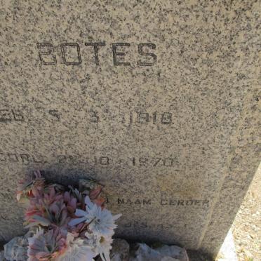 BOTES W. 1918-1970