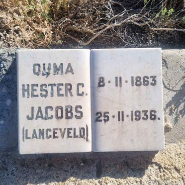JACOBS Hester C. nee LANGEVELD 1863-1936