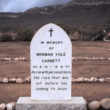 GARNETT Norman Yule 1910-1977