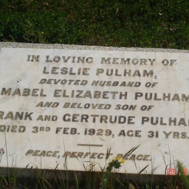 PULHAM Leslie -1929