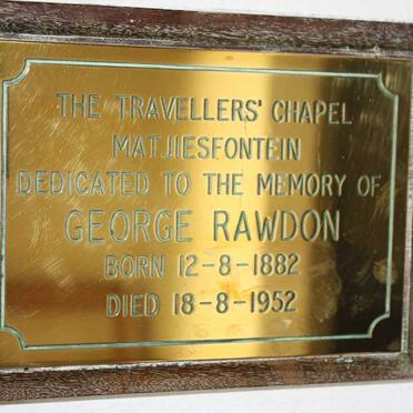 RAWDON George 1882-1952