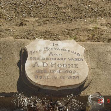 HORNE A.D. 1902-1934