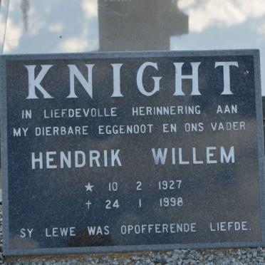KNIGHT Hendrik Willem 1927-1998
