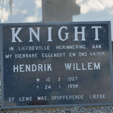 KNIGHT Hendrik Willem 1927-1998