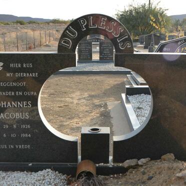 PLESSIS Johannes Jacobus, du 1926-1984