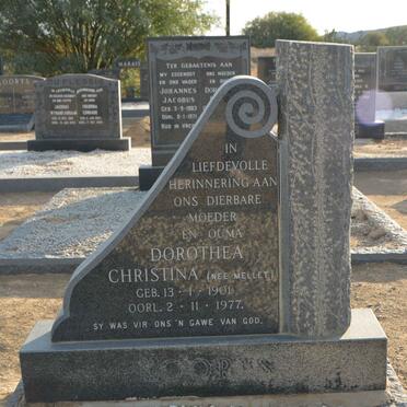 KOORTS Dorothea Christina nee MELLET 1901-1977