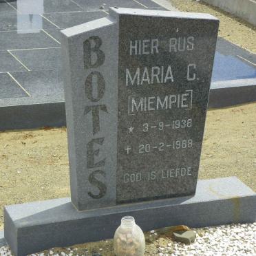 BOTES Maria C. 1938-1988